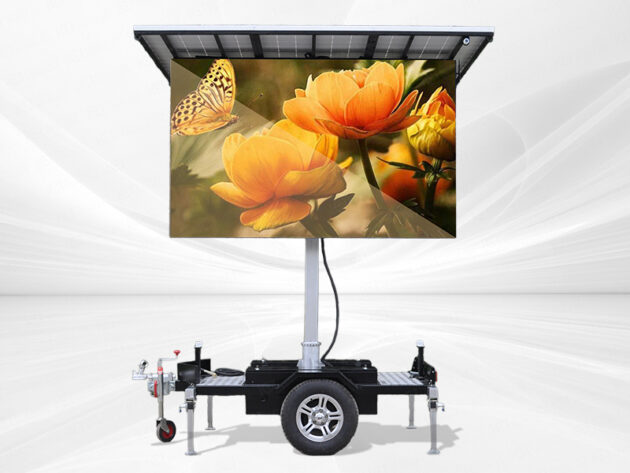4㎡ solar energy LED mobile trailer